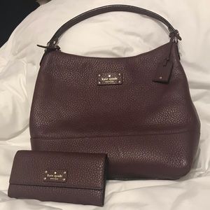 Kate Spade purse and wallet set